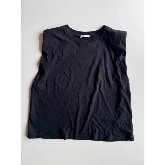 Lot of 4 ZARA Cotton Jersey T-Shirts Tops & Bodysuit, Size M - Picture 4 of 13